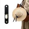 Leather Hat Holder Clip For Travel On Bag Backpack Luggage; Multifunctional Cap Clip; Travel And Camping Accessories